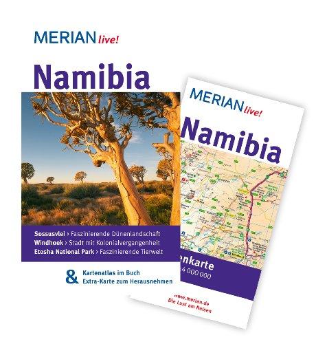 Namibia: Mit Kartenatlas im Buch und Extra-Karte zum Herausnehmen (MERIAN live)