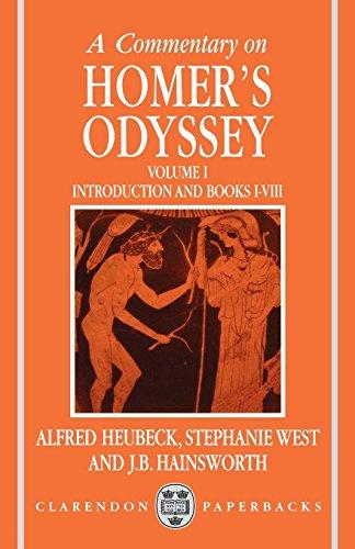 A Commentary on Homer's Odyssey: Volume I: Introduction and Books I-VIII