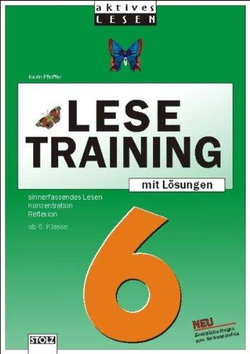 Lustiges Lesetraining, neue Rechtschreibung, Ab 6. Klasse