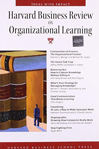 Harvard Business Review on Organizational Learning (Harvard Business Review Paperback Series)