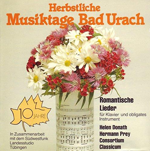 Romantische Lieder Herbstliche Musiktage Bad Urach