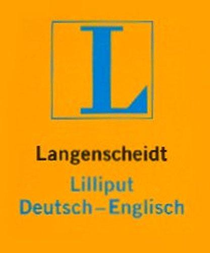 Langenscheidt Lilliput Wörterbücher, Bd.82, Deutsch-Englisch