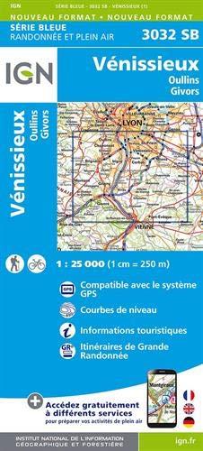 Vénissieux - Oullins - Givors 1:25 000