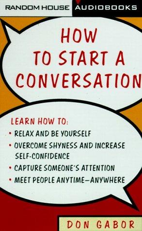 How to Start a Conversation