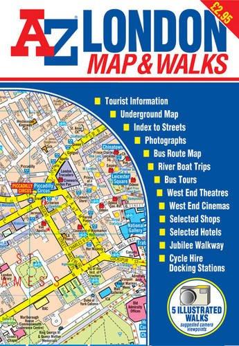 A-Z London Map and Walks (Street Maps & Atlases)