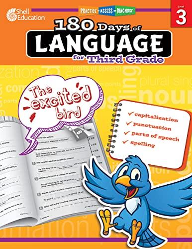 180 Days of Language for Third Grade: Practice, Assess, Diagnose (Practice, Assess, Diagnose: Level 3)