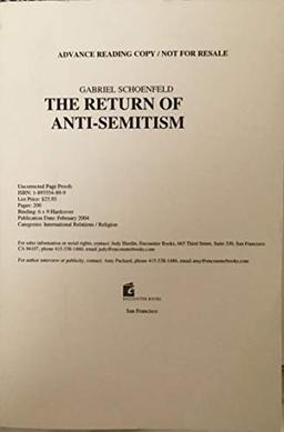 The Return of Anti-Semitism