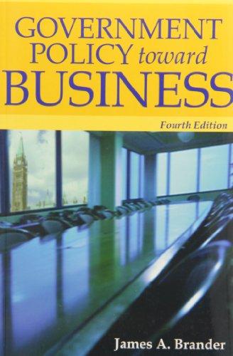 Government Policy Towards Business 4e