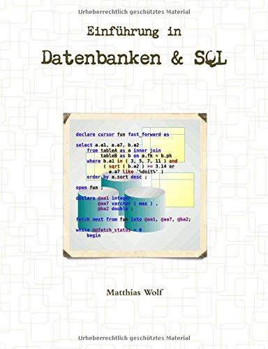 Einführung in Datenbanken & SQL