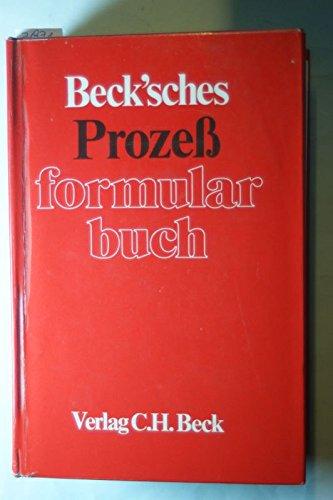 Beck'sches Prozeßformularbuch