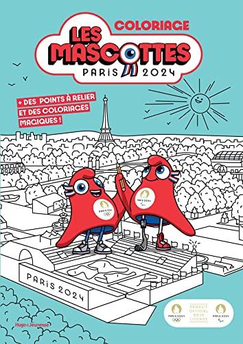 Les mascottes Paris 2024 : coloriage : + des points à relier et des coloriages magiques !