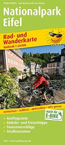 Nationalpark Eifel: Rad- und Wanderkarte mit Ausflugszielen, Einkehr- & Freizeittipps, Straßennamen, wetterfest, reissfest, abwischbar, GPS-genau. 1:50000 (Rad- und Wanderkarte/RuWK)