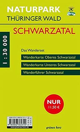 Das Wanderset Schwarzatal: Wanderkarten und Wanderführer