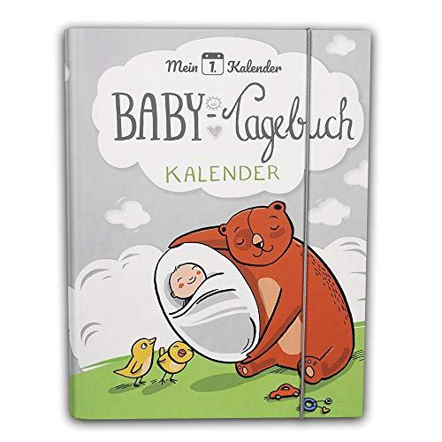 Mein 1. Kalender das Baby Tagebuch, Babys erstes Jahr, Entwicklungsberater mit 365 Ratschlägen für dein Baby, Erinnerungsalbum