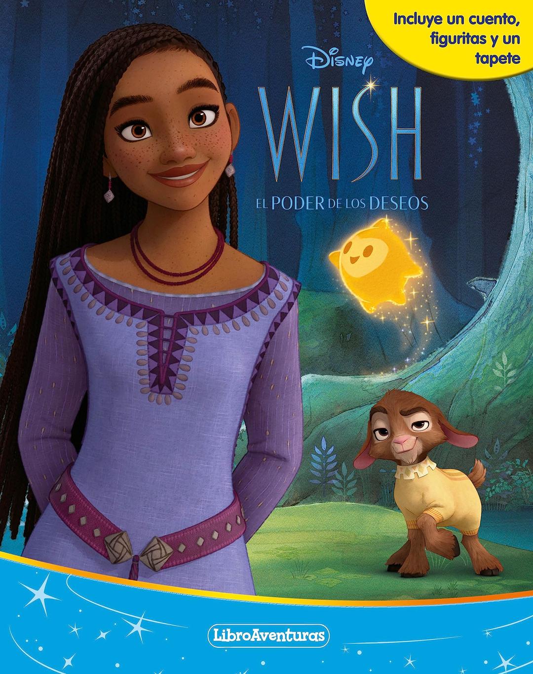 Wish: El poder de los deseos. Libroaventuras: Incluye un cuento, figuritas y un tapete