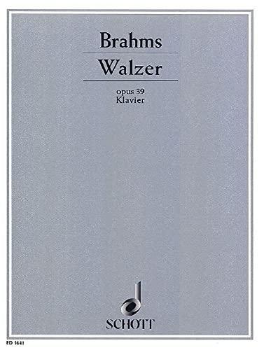 Walzer: op. 39. Klavier.