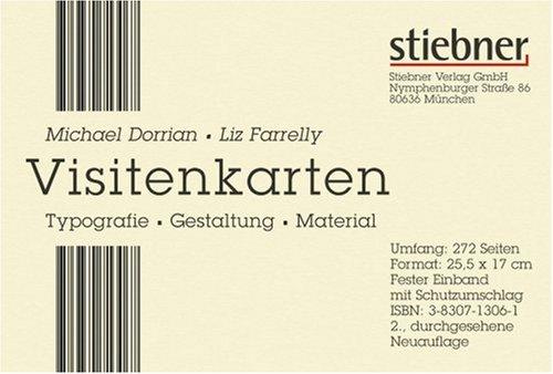 Visitenkarten: Typographie, Gestaltung, Material