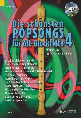 Die Schoensten Popsongs 4. Altblockflöte