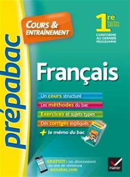 Français 1re toutes séries : cours & entraînement