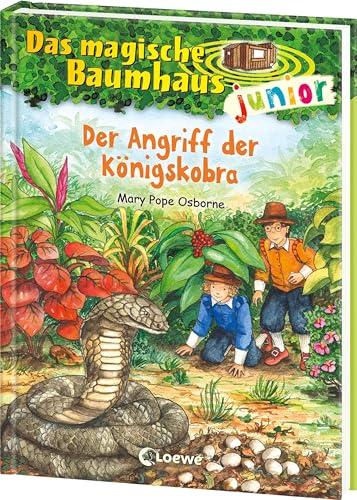 Das magische Baumhaus junior (Band 39) - Der Angriff der Königskobra: Kinderbuch zum Vorlesen und ersten Selberlesen - Mit farbigen Illustrationen - Für Mädchen und Jungen ab 6 Jahren