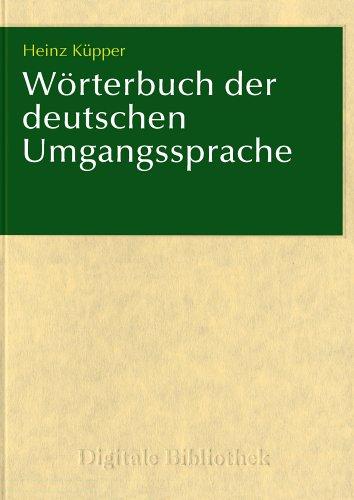 Wörterbuch der deutschen Umgangssprache (PC+MAC)