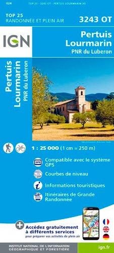 Pertuis - Lourmarin 1 : 25 000: PNR du Luberon