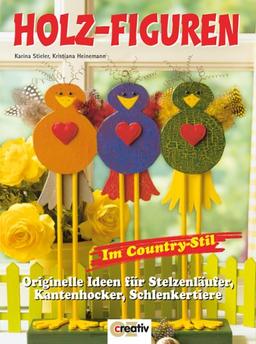 Holz-Figuren im Country-Stil