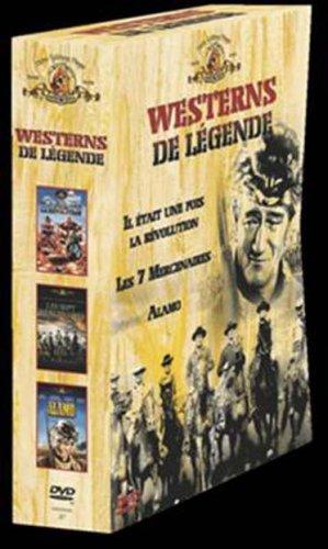 Coffret Western 3 DVD - Vol.2 : Il était une fois la révolution / Les 7 Mercenaires / Alamo [FR IMPORT]