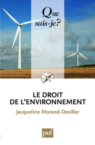 Le droit de l'environnement