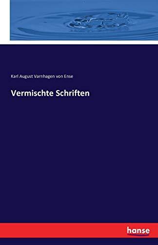 Vermischte Schriften