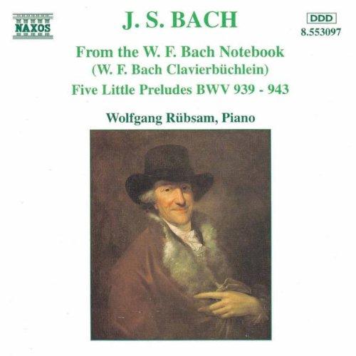 Aus dem Klavierbüchlein für Wilhelm Friedemann Bach