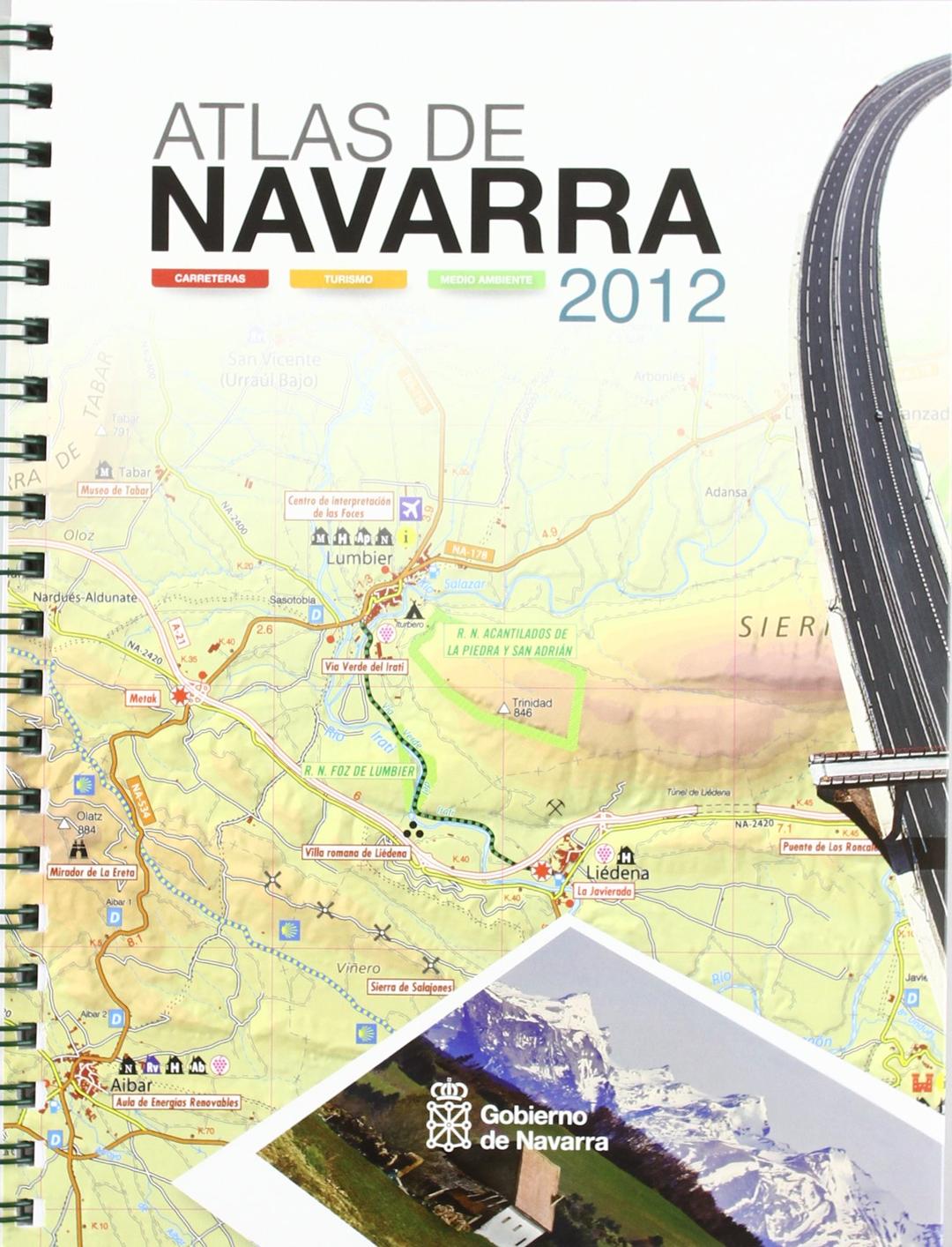 Atlas de Navarra 2012 : carreteras, turismo y medio ambiente