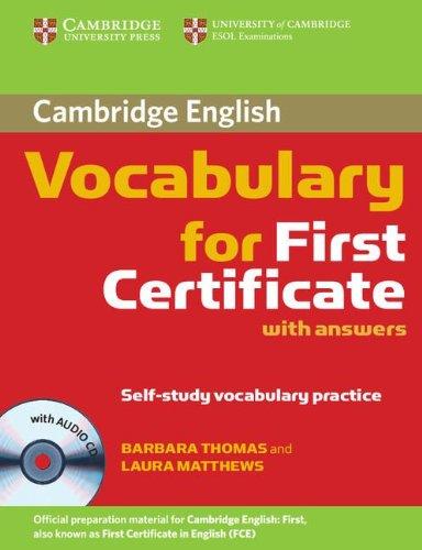 Cambridge Vocabulary for First Certificate with answers z plyta CD