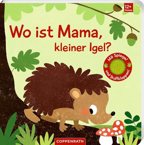 Wo ist Mama, kleiner Igel?: Mit kuschelweichen Filzklappen und Spiegel: Hochwertiges Fühlbuch mit großen Stoffklappen und Spiegel, für Kinder ab 12 Monaten (Fühlen und die Welt begreifen)