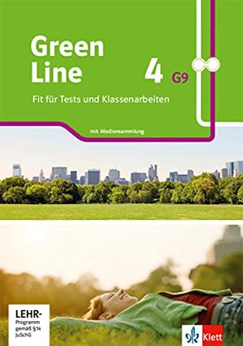 Green Line 4 G9: Fit für Tests und Klassenarbeiten. Arbeitsheft mit Lösungen und Mediensammlung Klasse 8 (Green Line G9. Ausgabe ab 2019)