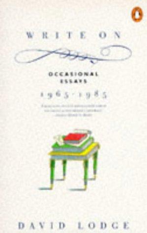 Write on: Occasional Essays, 1965-85