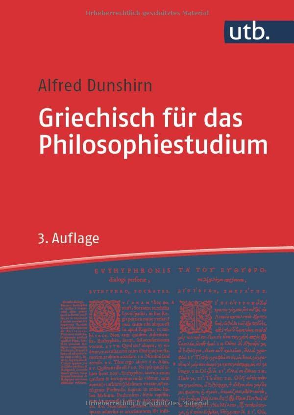 Griechisch für das Philosophiestudium