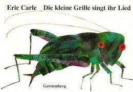 Die kleine Grille singt ihr Lied. Mit Grillenzirpen