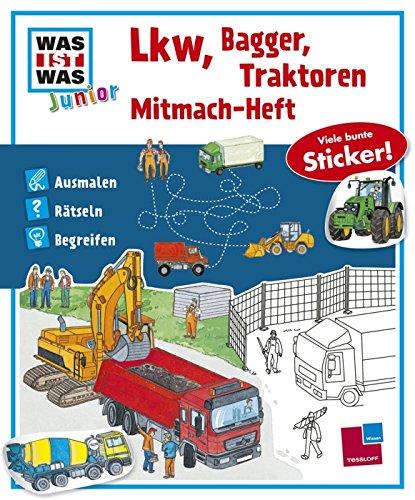 Mitmach-Heft Lkw, Bagger, Traktoren