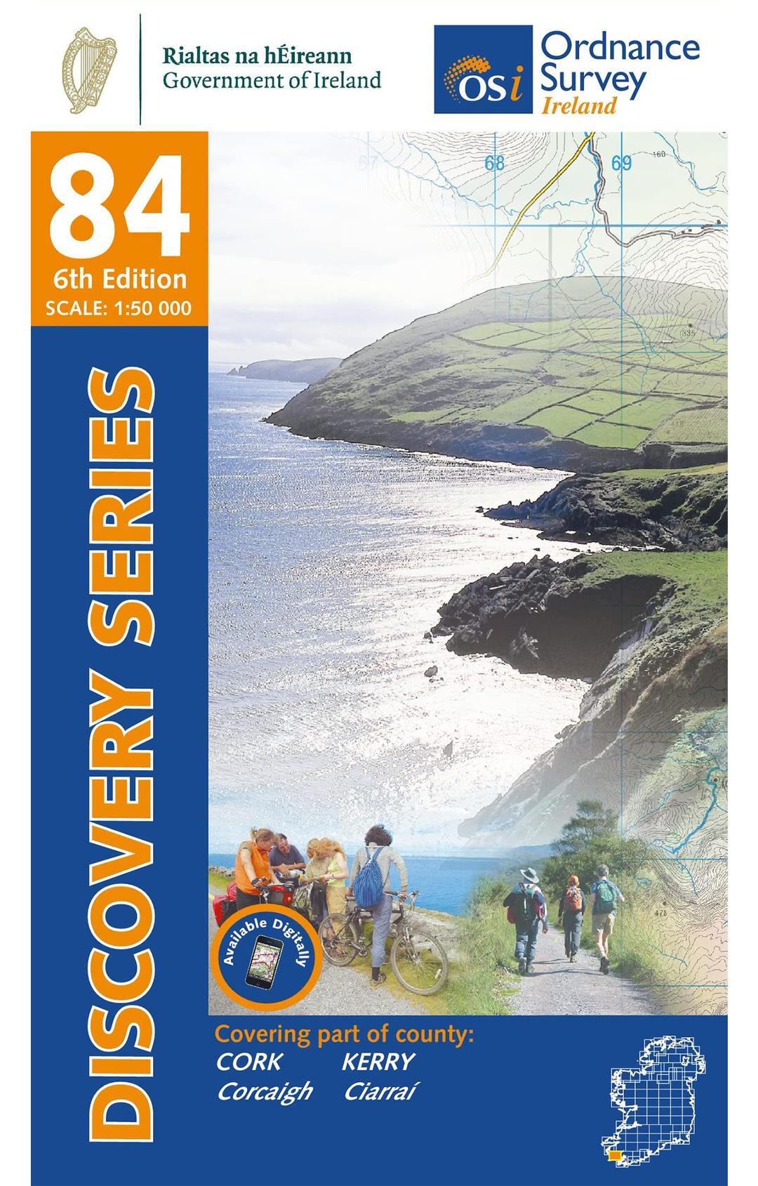 OS Eire 50T.Blatt 84: Kerry (Irish Discovery Series, Band 84)