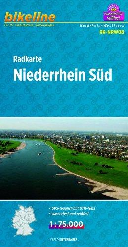 Bikeline Radkarte Niederrhein Süd (NRW08) 1 : 75 000