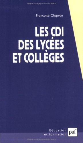 Les CDI des lycées et collèges