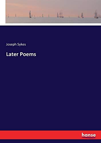 Later Poems