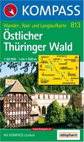 Östlicher Thüringer Wald: Wander-, Rad- und Langlaufkarte. 1:50.000