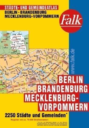 Falk Städte- und Gemeindeatlas Berlin / Brandenburg / Mecklenburg-Vorpommern