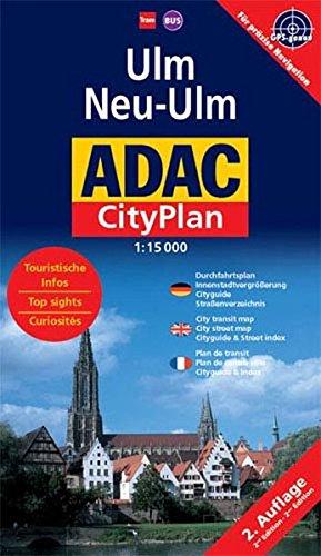 Ulm, Neu-Ulm: 1:15000 (ADAC Citypläne)