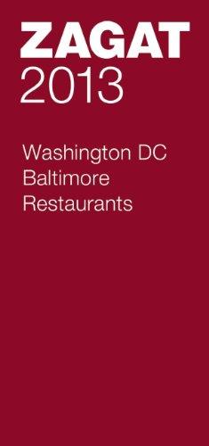 2013 Washington DC/Baltimore Restaurants (Zagat Guides)