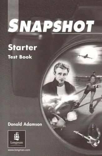 Snapshot Starter Test Book