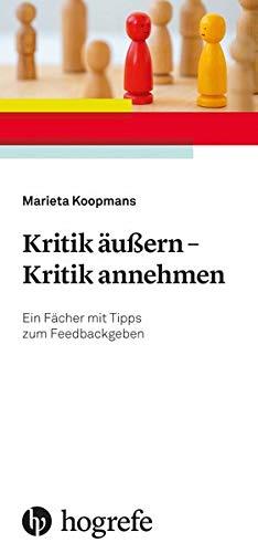 Kritik äußern - Kritik annehmen: Ein Fächer mit Tipps zum Feedbackgeben