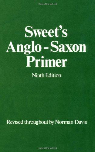 Sweet's Anglo-Saxon Primer (Oxford)